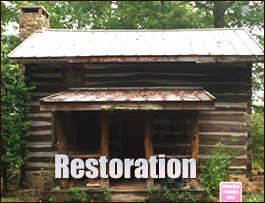 Historic Log Cabin Restoration  Isonville, Kentucky